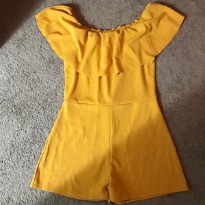Dark Yellow Romper